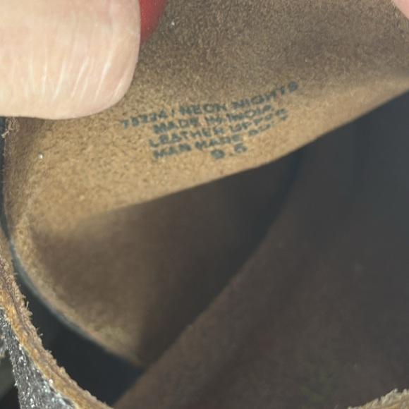 DIBA TRUE Neon Nights Nubuck Leather Peep Toe Ankle Strap Wedge Booties *9* VGC! - Picture 7 of 8